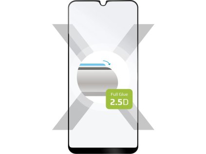 ochranne tvrzene sklo fixed full cover pro samsung galaxy a20e lepeni pres cely displej cerne ien514627