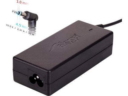akyga nabijecka na notebook 19 5v 2 31a 45w 4 5x3 0 mm pin dell 1 2m ien442935