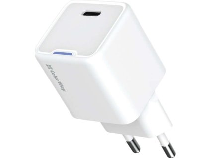 colorway 1x usb c sitova nabijecka gan pd pps 35w bila ien563382