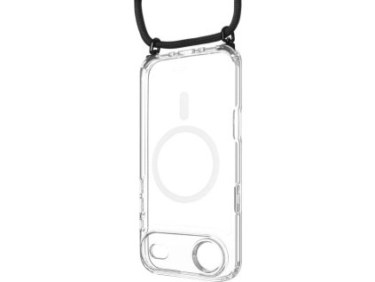 pouzdro fixed magpure neck s cernou snurkou na krk pro apple iphone air ien562829
