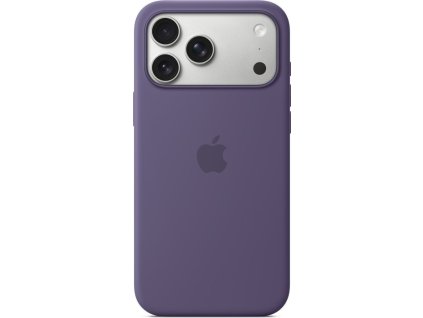 apple iphone 17 pro max silicone case with magsafe purple fog ien563251