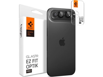 spigen glass tr ez fit optik pro 2 pack black iphone air ien561097