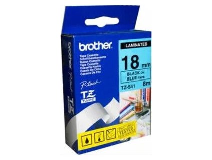 brother tz 541 modra cerna 1 ks 18mm laminovana ien123295