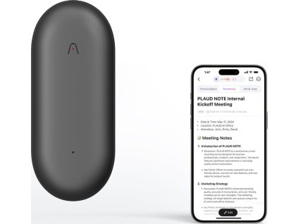 plaud note pin grey ai hlasovy zaznamnik 2025 ien554478