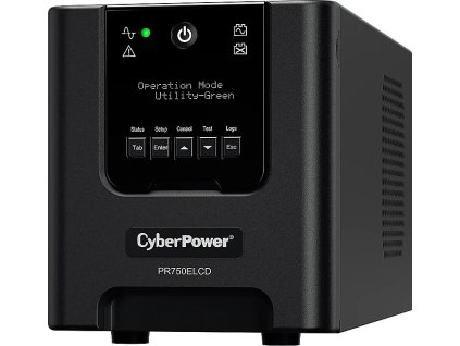 cyberpower professional tower lcd ups 750va 675w ien290405
