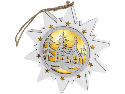 retlux rxl 464 hvezda kostel 14cm 3led ww ien563815