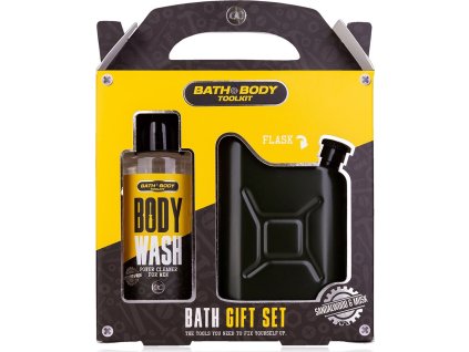 accentra set koupelovy bath and body toolkit v darkovem baleni s nerez placatkou 115ml ien564381