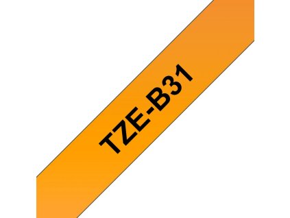 brother tz b31 signalni oranzova cerna 1ks ien57591