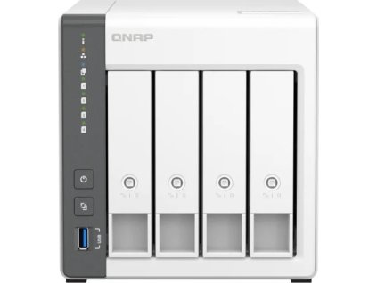 qnap ts 433 4g arm 4core 2 0ghz 4gb ram 4x sata 1x gbe 1x 2 5gbe 2x usb 2 0 1x usb 3 2 ien431758