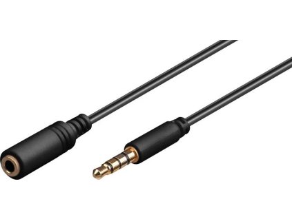 kabel jack 3 5mm 4 pinovy m f 1m pro apple iphone ipad ipod ien377840