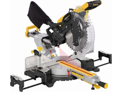 powerplus powx075750db pokosova pila s potahem a oboustrannym naklonem 2 200w 305mm ien496058