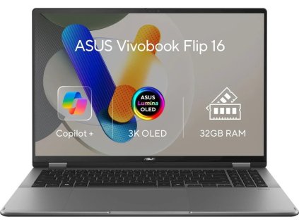 asus vivobook 16 flip tp3607sh oled013w matte gray ien564748