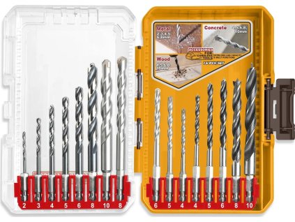 ingco sada vrtaku 16ks do kovu zdiva a dreva ien558957