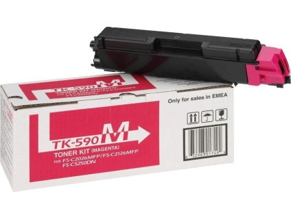 kyocera toner tk 590m fs c2026mfp c2126mfp 5 000 stran purpurovy ien566001
