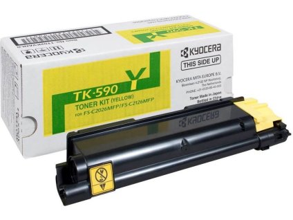 kyocera toner tk 590y fs c2026mfp c2126mfp 5 000 stran zluty ien566042