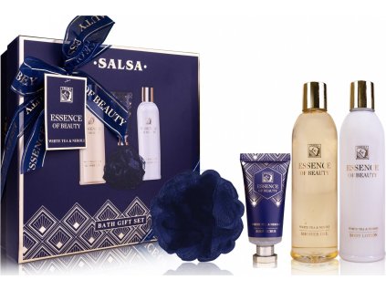 accentra set koupelovy essence of beauty v darkovem baleni s telovym peelingem kolekce salsa ien564931