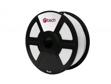C-TECH filament PLA 1.75mm 1kg, bílá