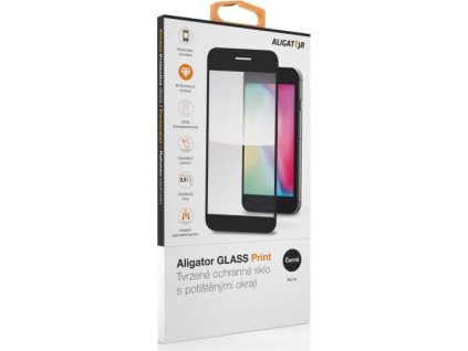 aligator ochrana displeje glass print iphone 17 pro cerna celoplosne lepeni ien565728