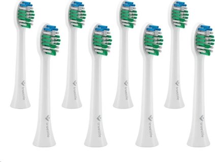truelife sonicbrush compact heads white standard 8 pack ien404451
