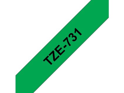 brother tze 731 zelena cerna 1ks 12mm lamin ien57551