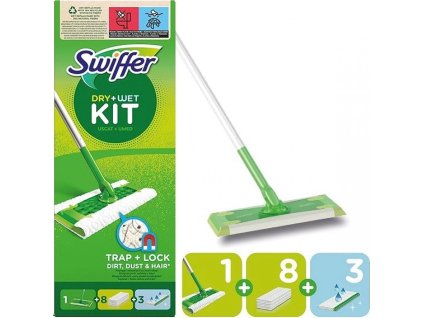 swiffer sweeper startovaci sada s 1 x nasada 8 x prachovka 3 x cisticimi ubrousky ien482781