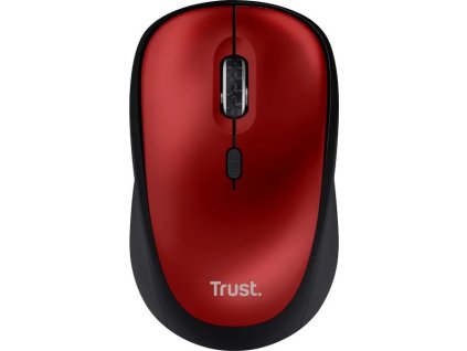 trust yvi silent wireless mouse eco cervena ien474218