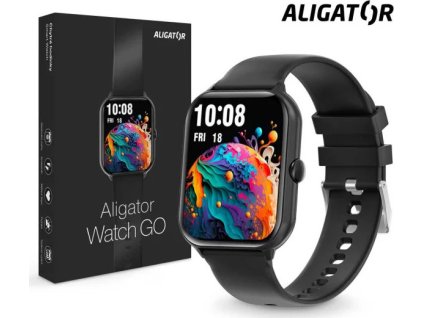 chytre hodinky aligator watch go cerne ien536609