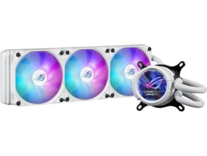 asus rog strix lc iii 360 argb lcd wht ien557524