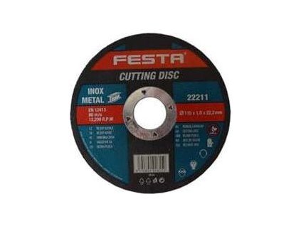 festa kotouc na kov rezny o 115 x 1 0 x 22 2 mm ig463962