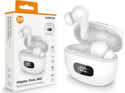 tws sluchatka aligator pods anc bila ien565708