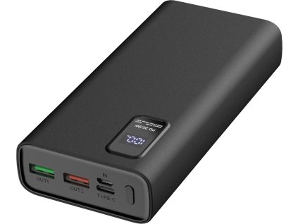 platinet power bank pmpb20wqc727b 20000mah pd3 0 qc3 0 display cerna ien468230