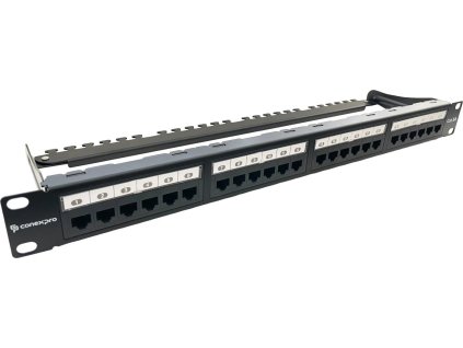 conexpro 19 patch panel utp cat6a 24 portu 1u ien533205