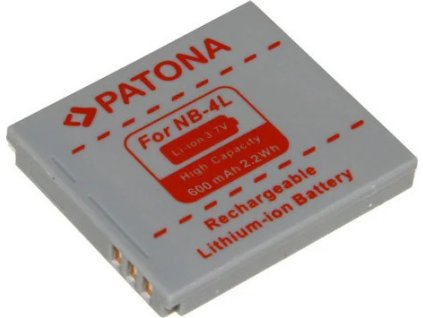 patona pt1004 canon nb 4l 600mah li ion ien170457