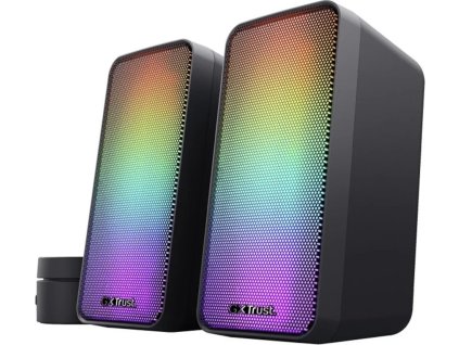 trust gxt 611 wezz illuminated 2 0 rgb speaker set ien461856
