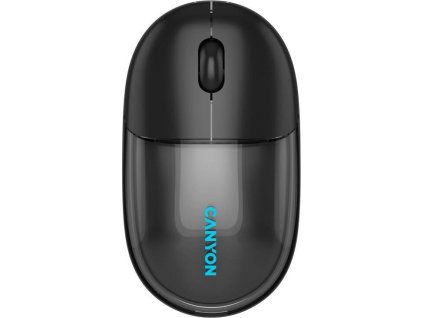 canyon mouse onclick 24 bt wireless transparent black ien567896