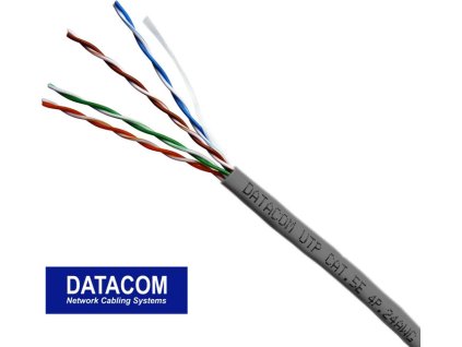 datacom utp lanko cat5e lsoh 305m box sedy ien535279