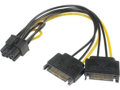 akasa adapter 2x sata na 6 2pin pcie ien367179