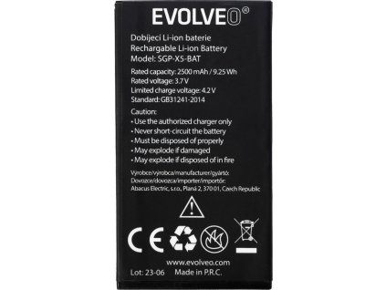 evolveo orig baterie 2500 mah pro strongphone x5 ien543368