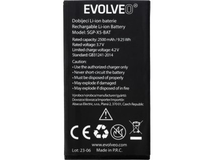 evolveo orig baterie 2500 mah pro strongphone x5 ien543368