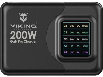 viking nabijecka usb gan 200w pd pro ien502167