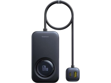 nabijecka do auta baseus primetrip usb c 1 5m 60w 3x usb 3x usb c cerna ien569287