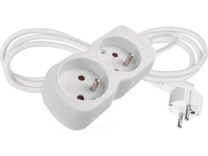 emos prodluzovaci kabel 1 4 m 2 zasuvka bily pvc 1 mm2 ien554485