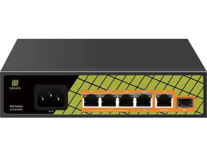 conexpro gnt p1006ga poe switch 5x lan 4x poe 1x sfp ien533219