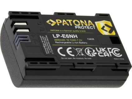 patona baterie pro foto canon lp e6nh 2600mah li ion protect eos r5 r6 ien443796