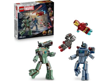 lego marvel iron man a war machine vs hammerovy drony 76320 ien569192