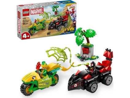 lego marvel spidey a jeho uzasni pratele spin electro a honicka s dinosaurim vozidlem 11198 ien569098