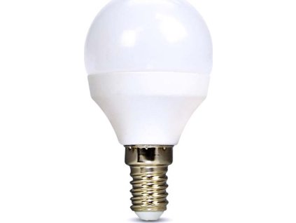 solight led zarovka miniglobe 6w e14 6000k 510lm ien472729