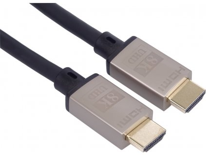 Ultra High Speed HDMI 2.1 kabel 8K@60Hz, 4K@120Hz délka 1m kovové pozlacené konektory