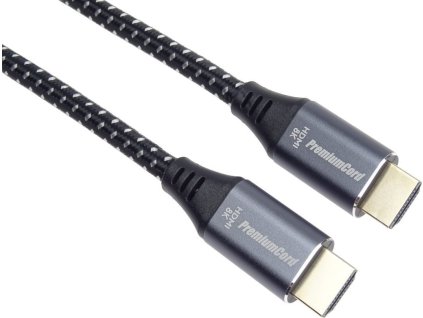 PremiumCord ULTRA HDMI 2.1 High Speed + Ethernet kabel 8K@60Hz,zlacené 3m