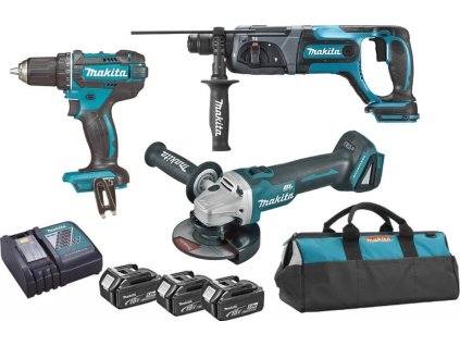 makita dlx3078tx1 aku sada dga504 dhr241 ddf482 li ion lxt 18v 5 0ah ien443027